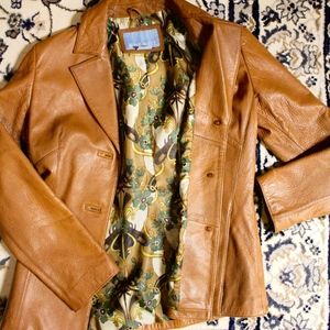 Nine West real leather jacket